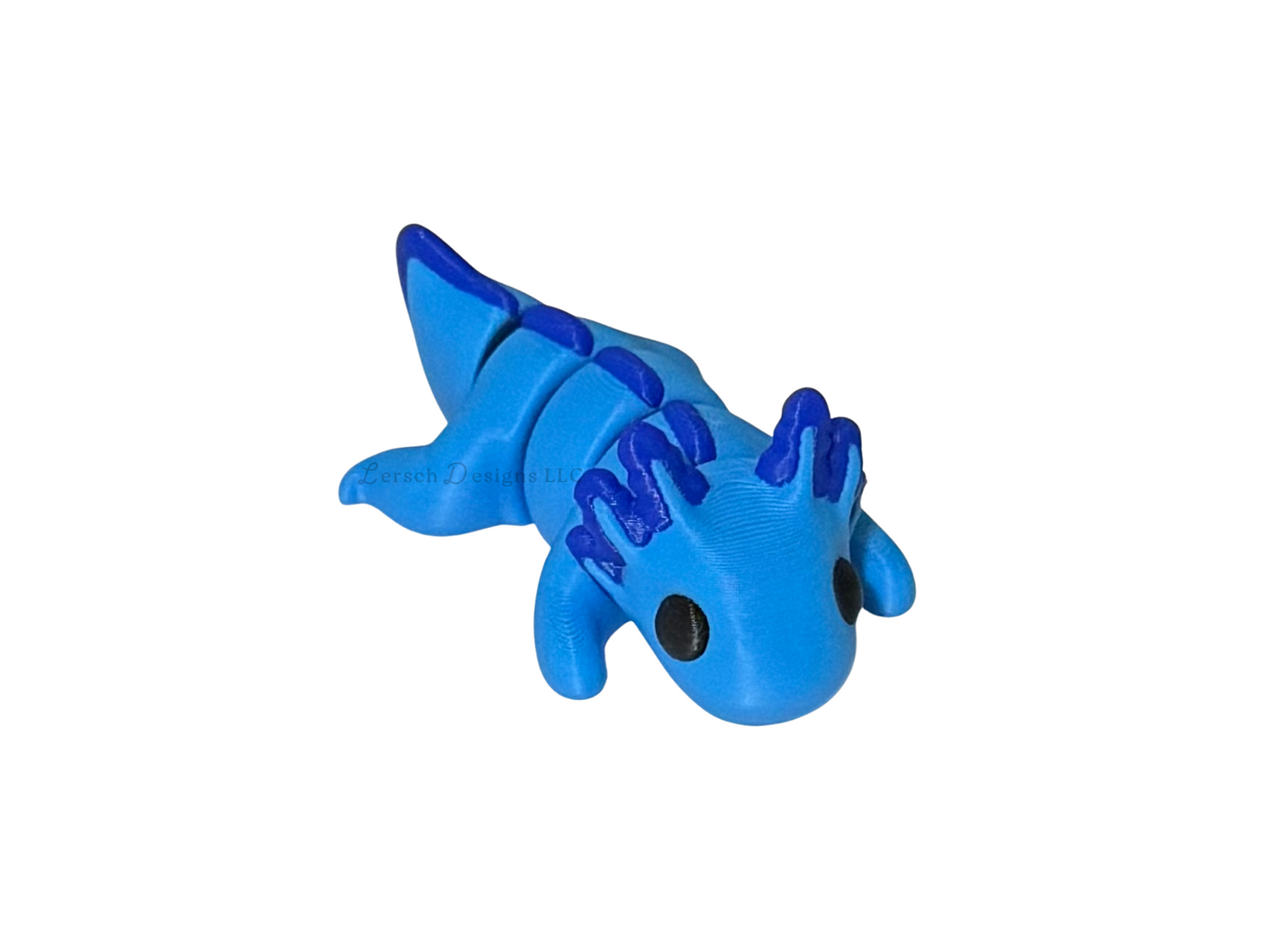 Articulating Axolotl - Blue