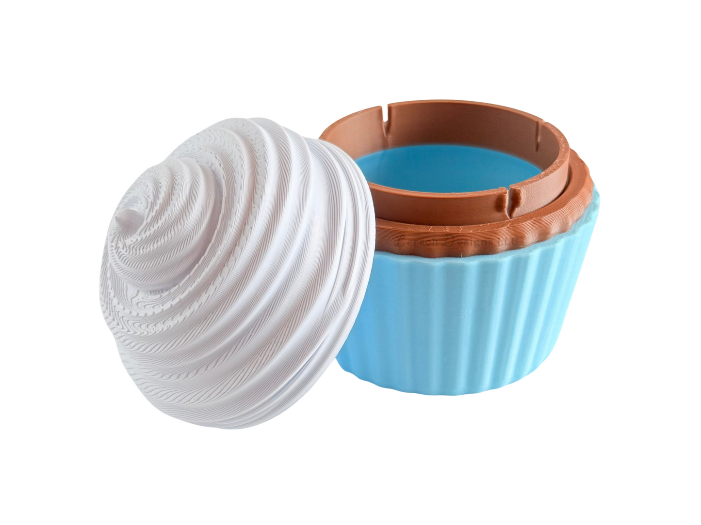 Chocolate Cupcake Trinket Container