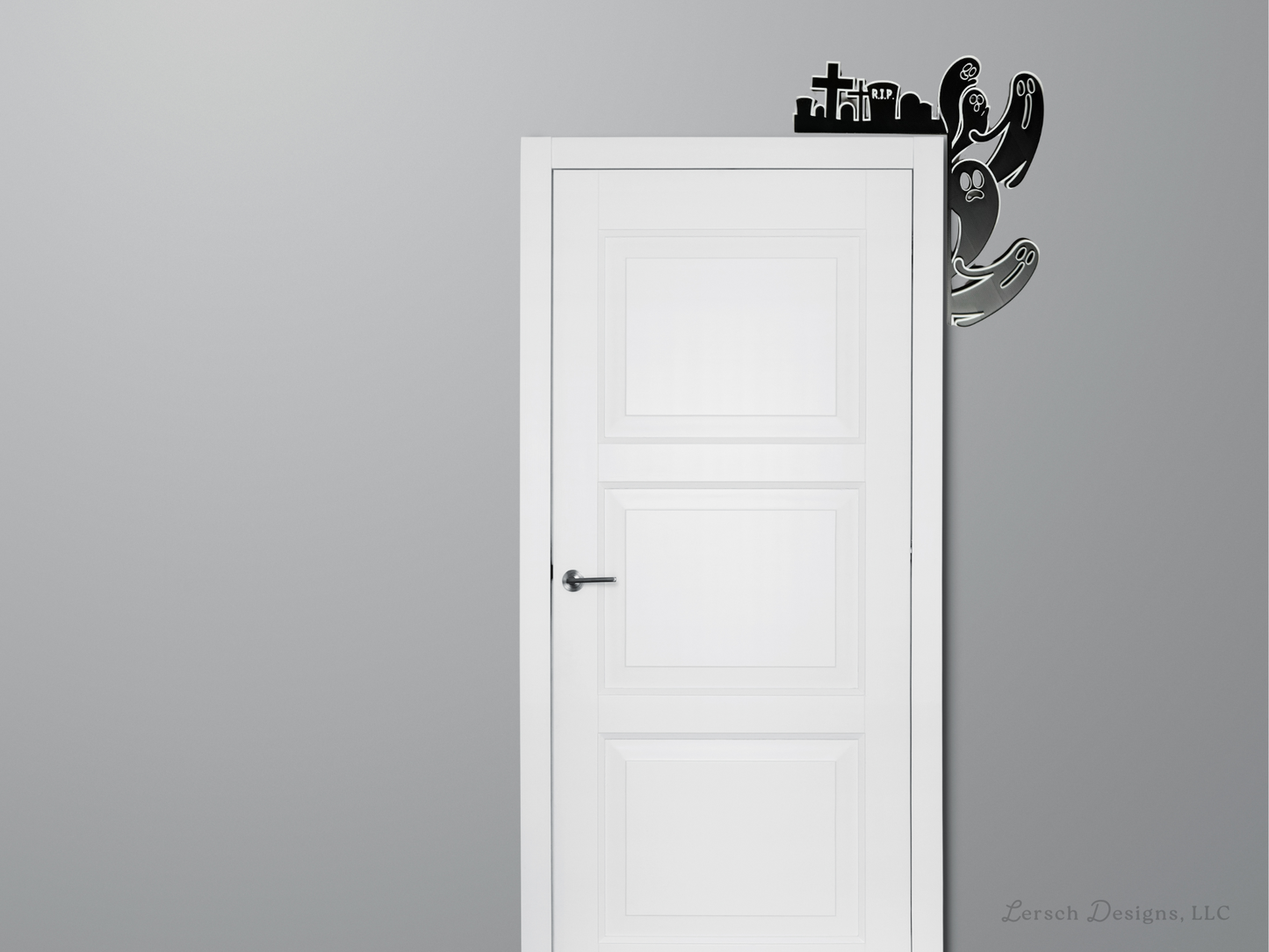 Ghost Door Corner Decor