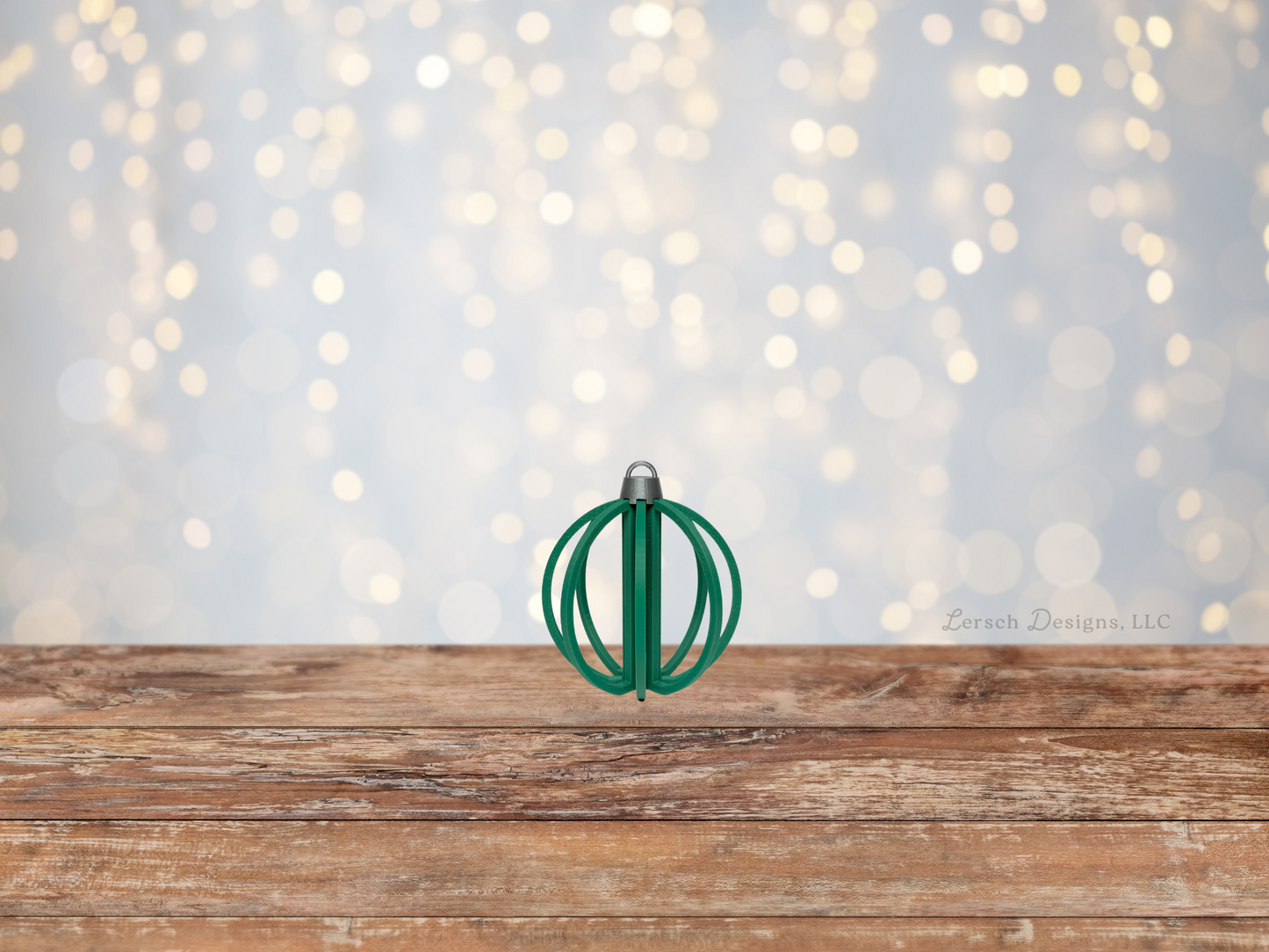 Small Hollow Christmas Ornament
