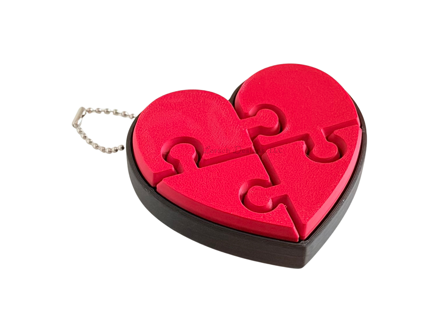 Heart Clicker w/ Keychain