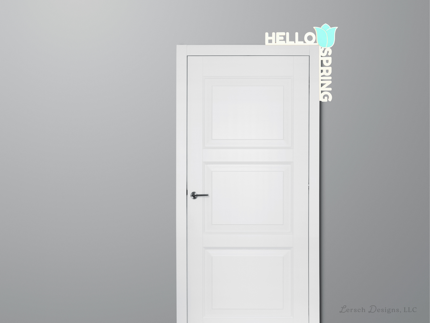 Hello Spring Door Corner Decor