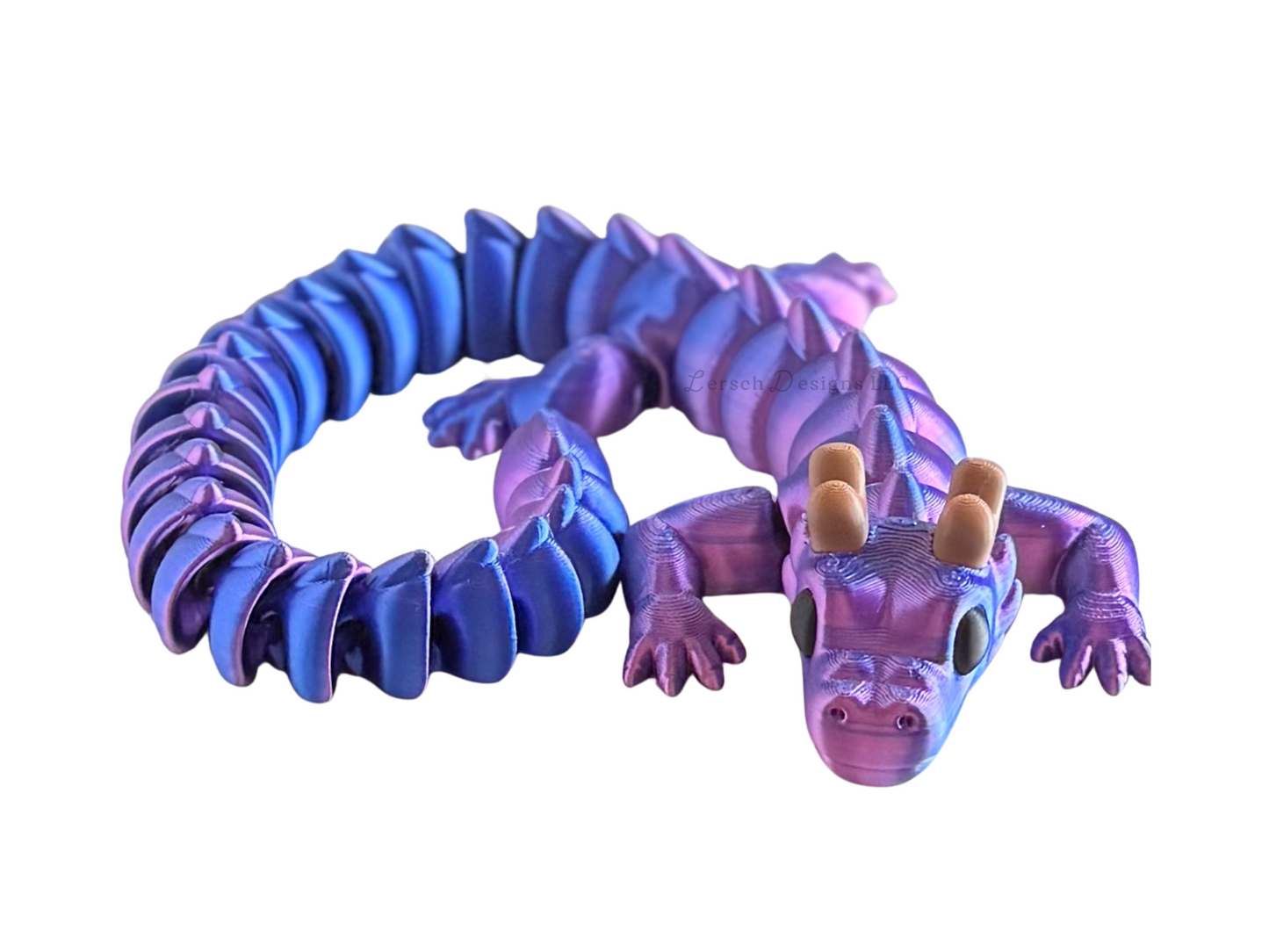 Articulating Dragon (Blue Purple) - Large