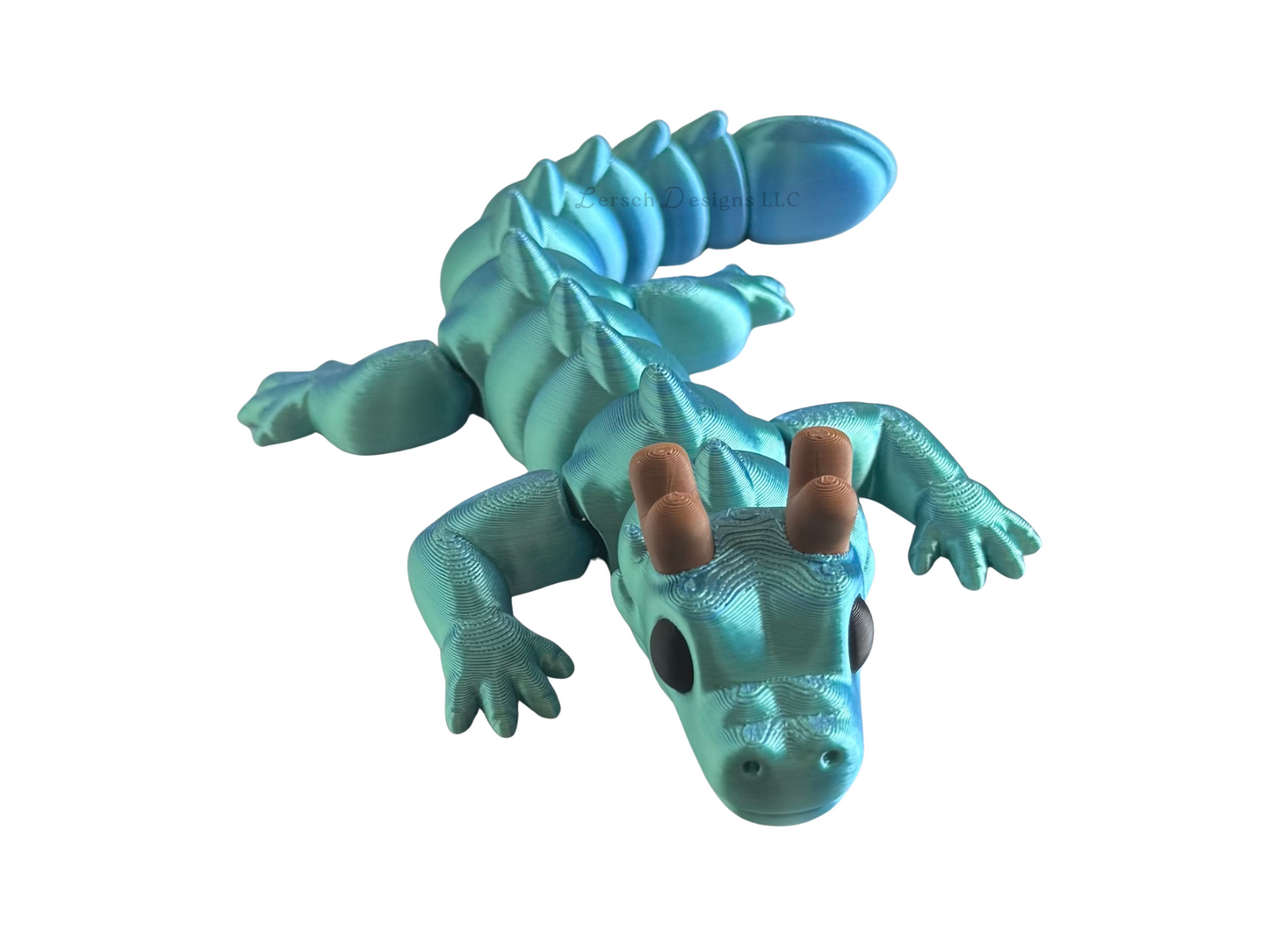 Articulating Dragon (Blue Green) - Medium