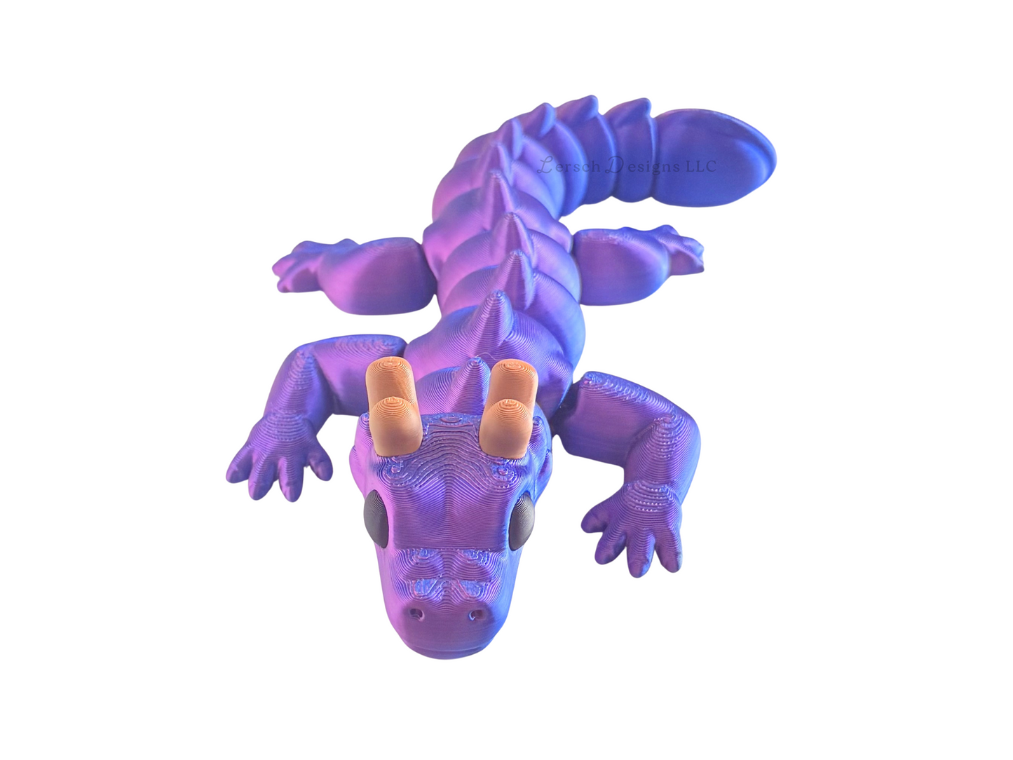 Articulating Dragon (Blue Purple) - Medium