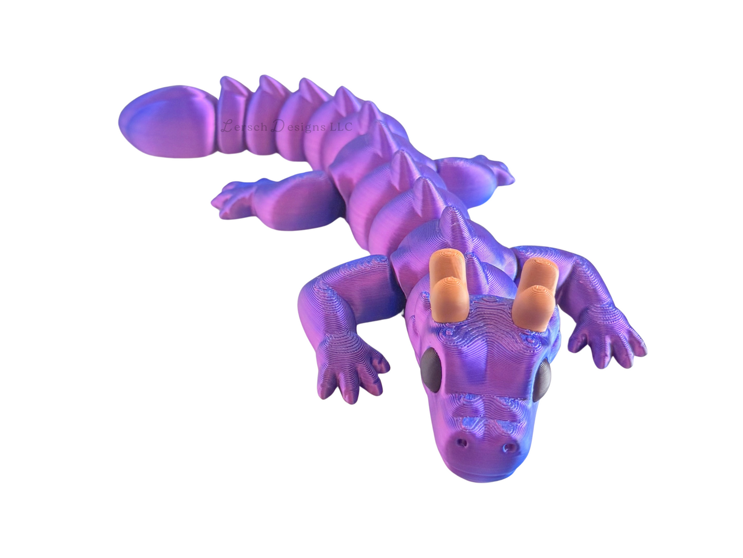 Articulating Dragon (Blue Purple) - Medium