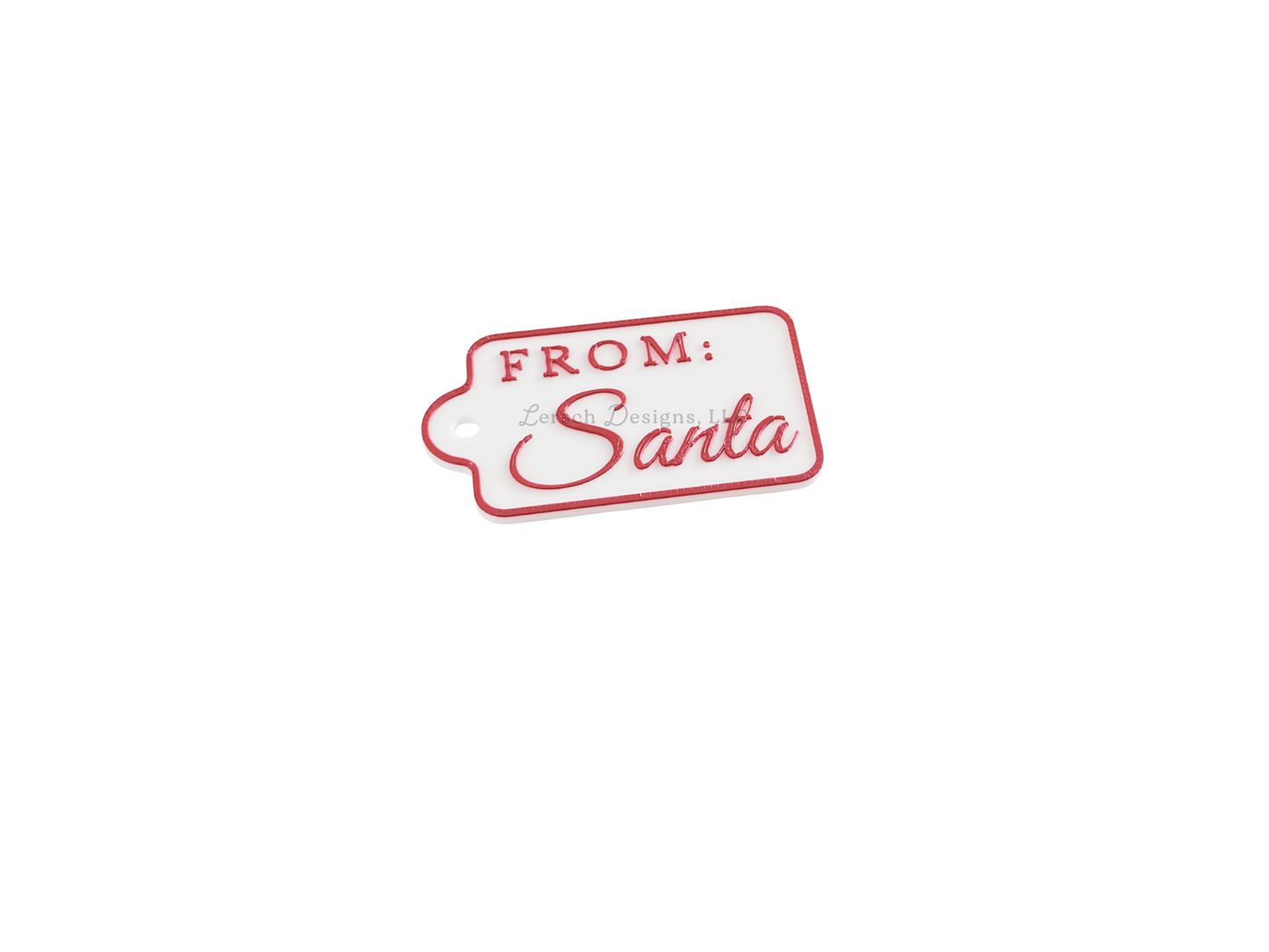 From Santa Gift Tag