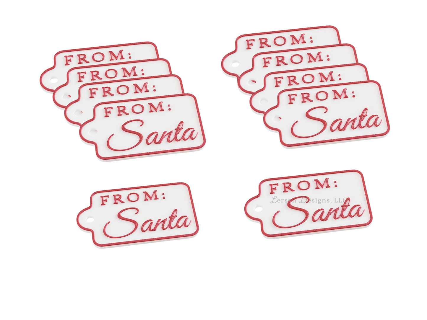 From Santa Gift Tag