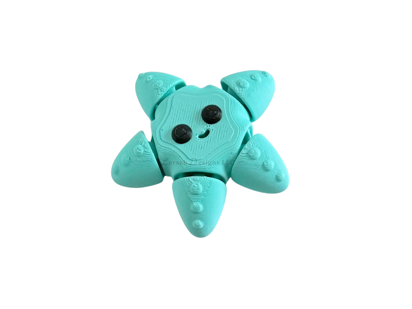 Articulating Teal Starfish