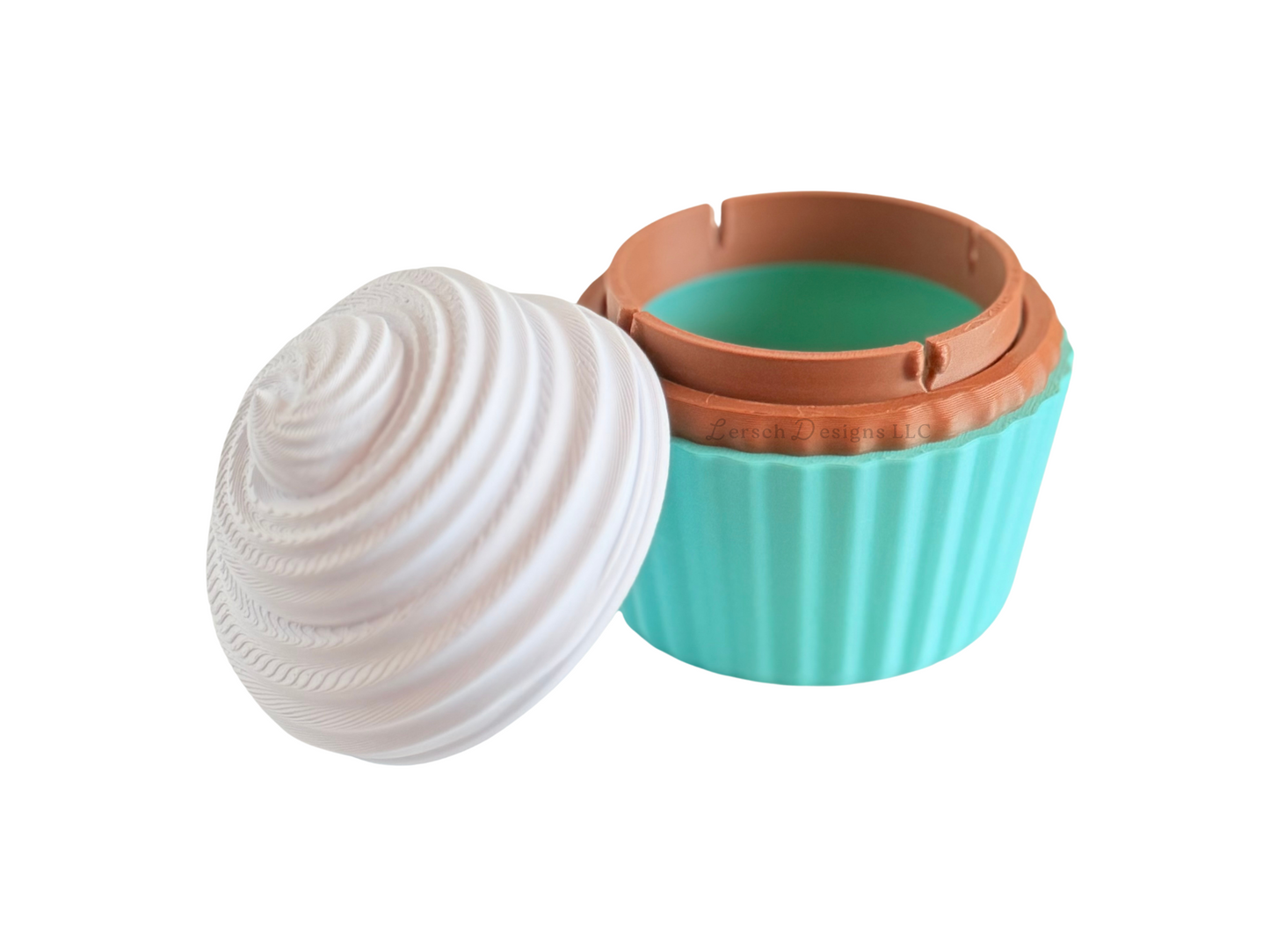 Chocolate Cupcake Trinket Container