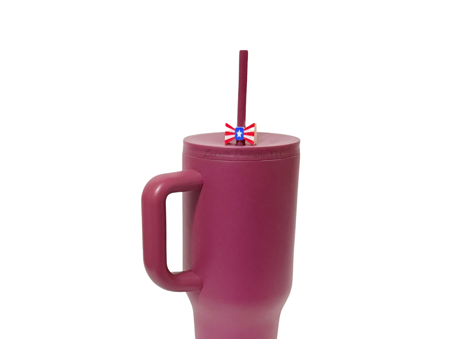 Patriotic Straw Charms for Tumblers