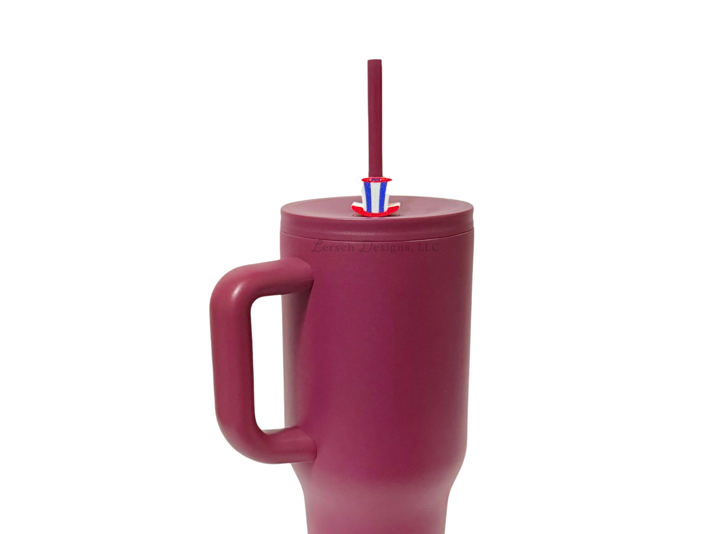Patriotic Straw Charms for Tumblers