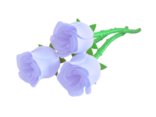 Rose Bundle of 3 - Purple