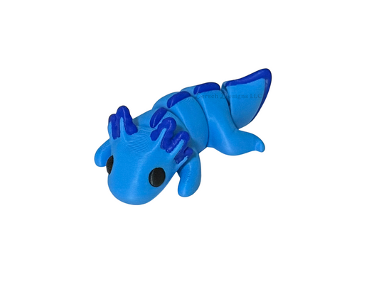 Articulating Axolotl - Blue