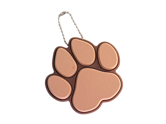 Dog Paw Clicker - Brown