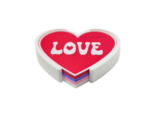 Heart Coaster Set