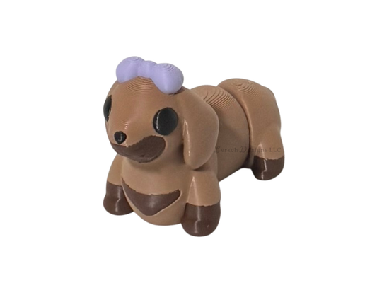 Articulating Dachshund - Brown (S) Female