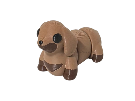 Articulating Dachshund - Brown (S) Male