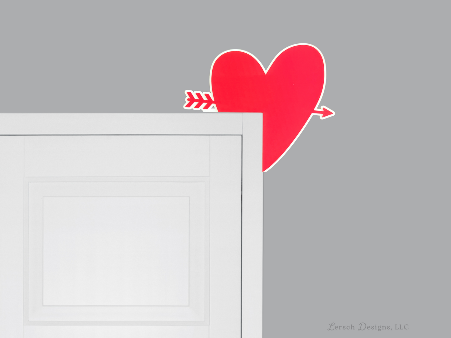 Heart with Arrow Door Corner Decor