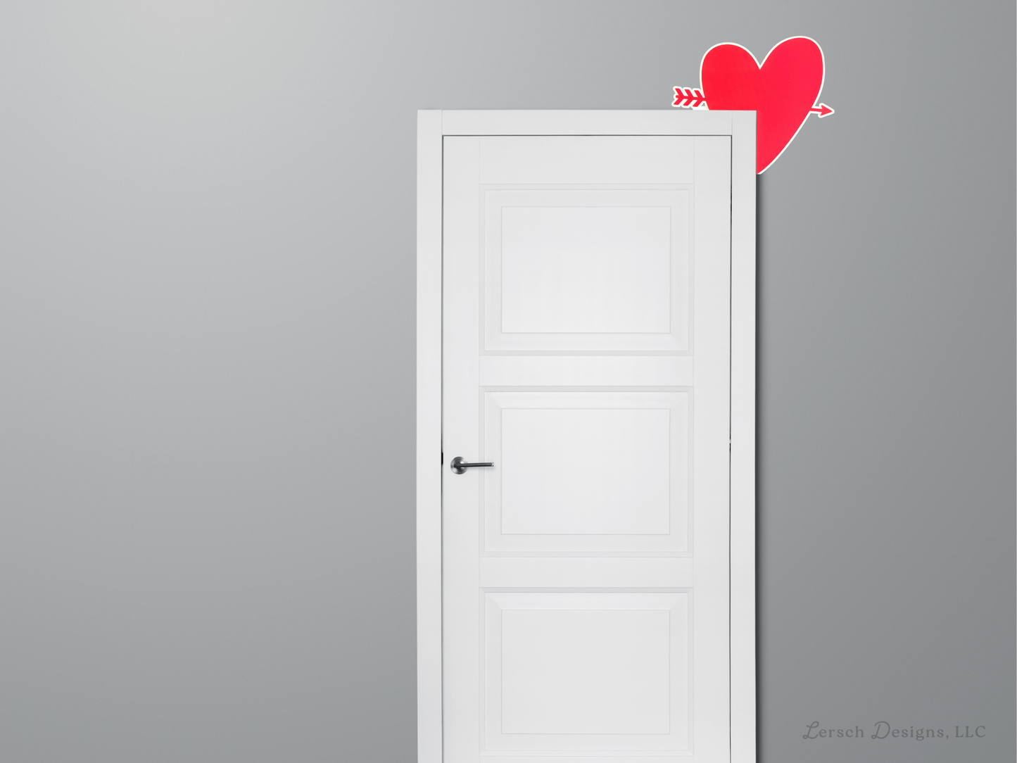 Heart with Arrow Door Corner Decor