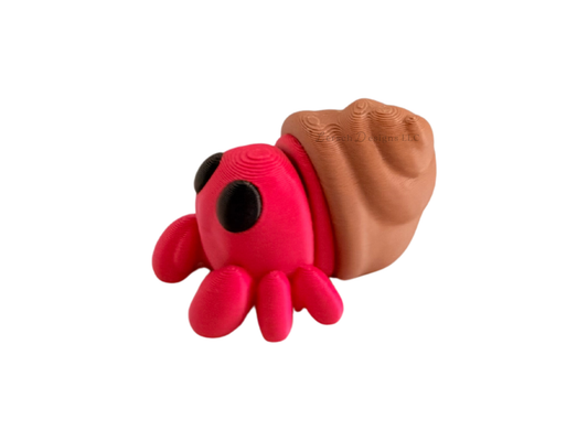 Articulating Hermit Crab - Red (S)