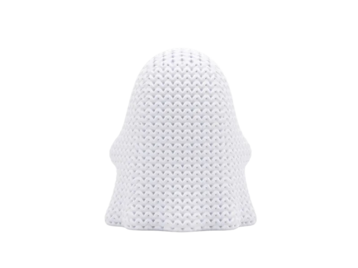 Knitted Ghost with Boo! Sign