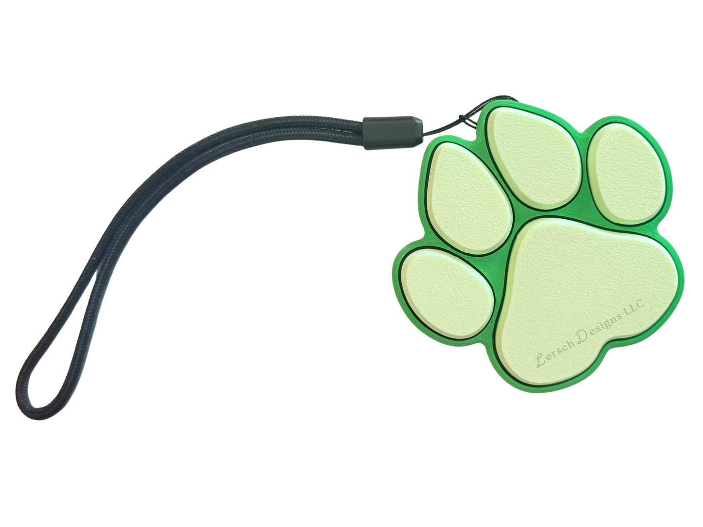 Dog Paw Clicker - Green