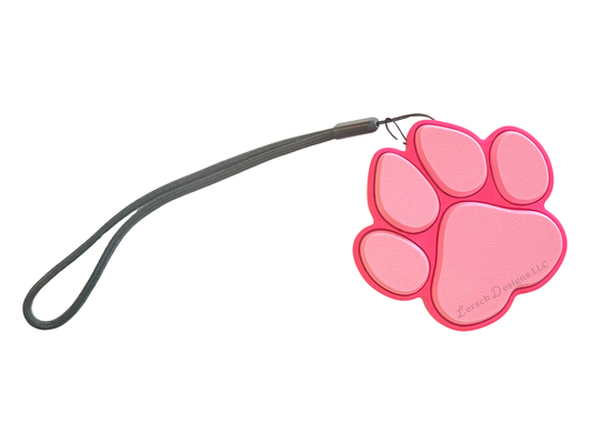 Dog Paw Clicker - Pink