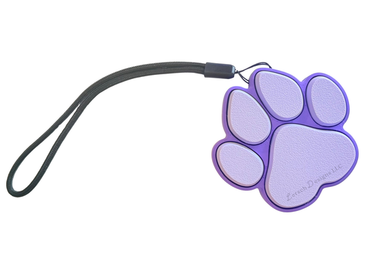 Dog Paw Clicker - Purple