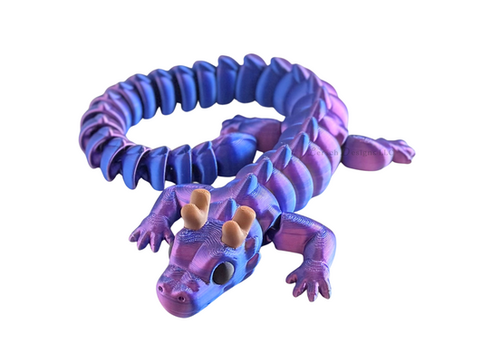 Articulating Dragon (Blue Purple) - Large