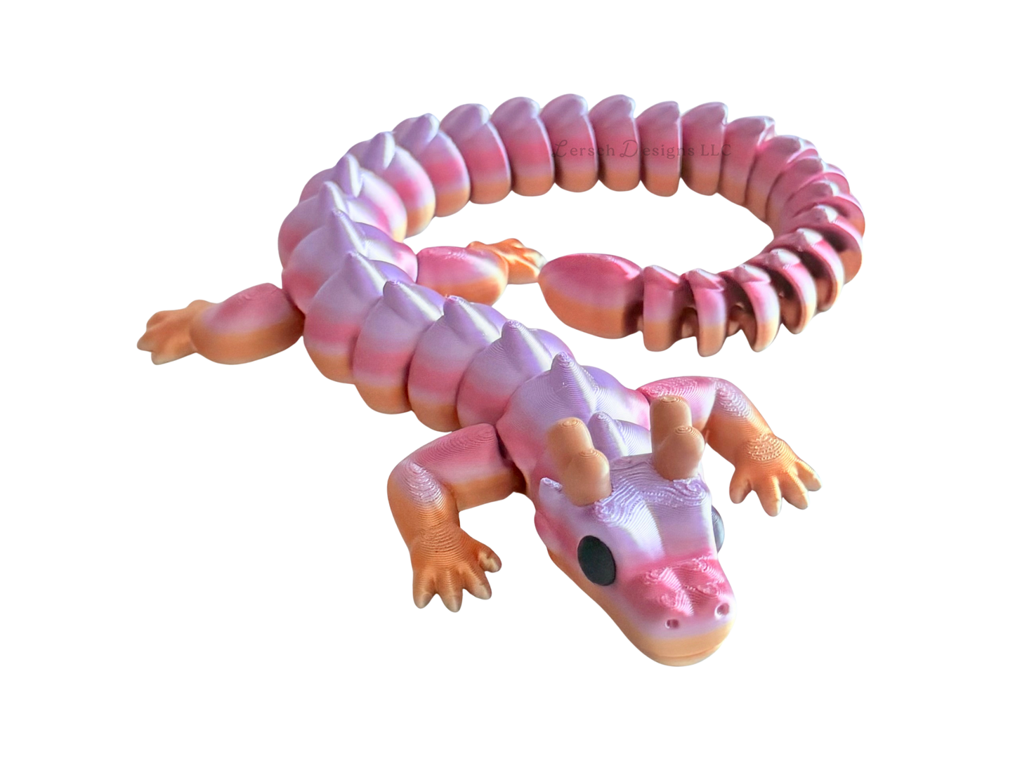 Articulating Dragon (Silk Multi Stripe) - Large