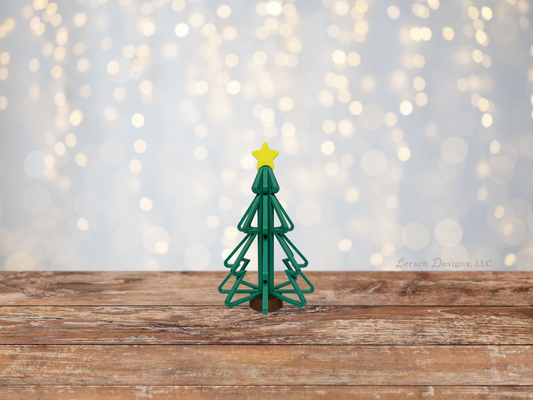 Medium Hollow Christmas Tree with Star