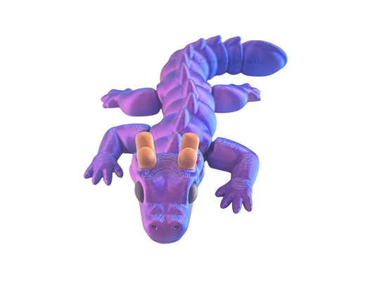Articulating Dragon (Blue Purple) - Medium