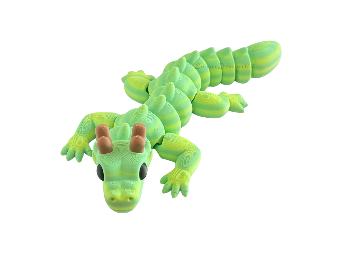 Articulating Dragon (Green Duo) - Medium