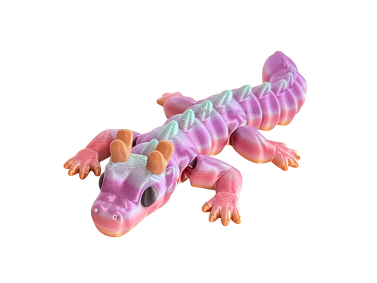 Articulating Dragon (Silk Multi Stripe) - Medium