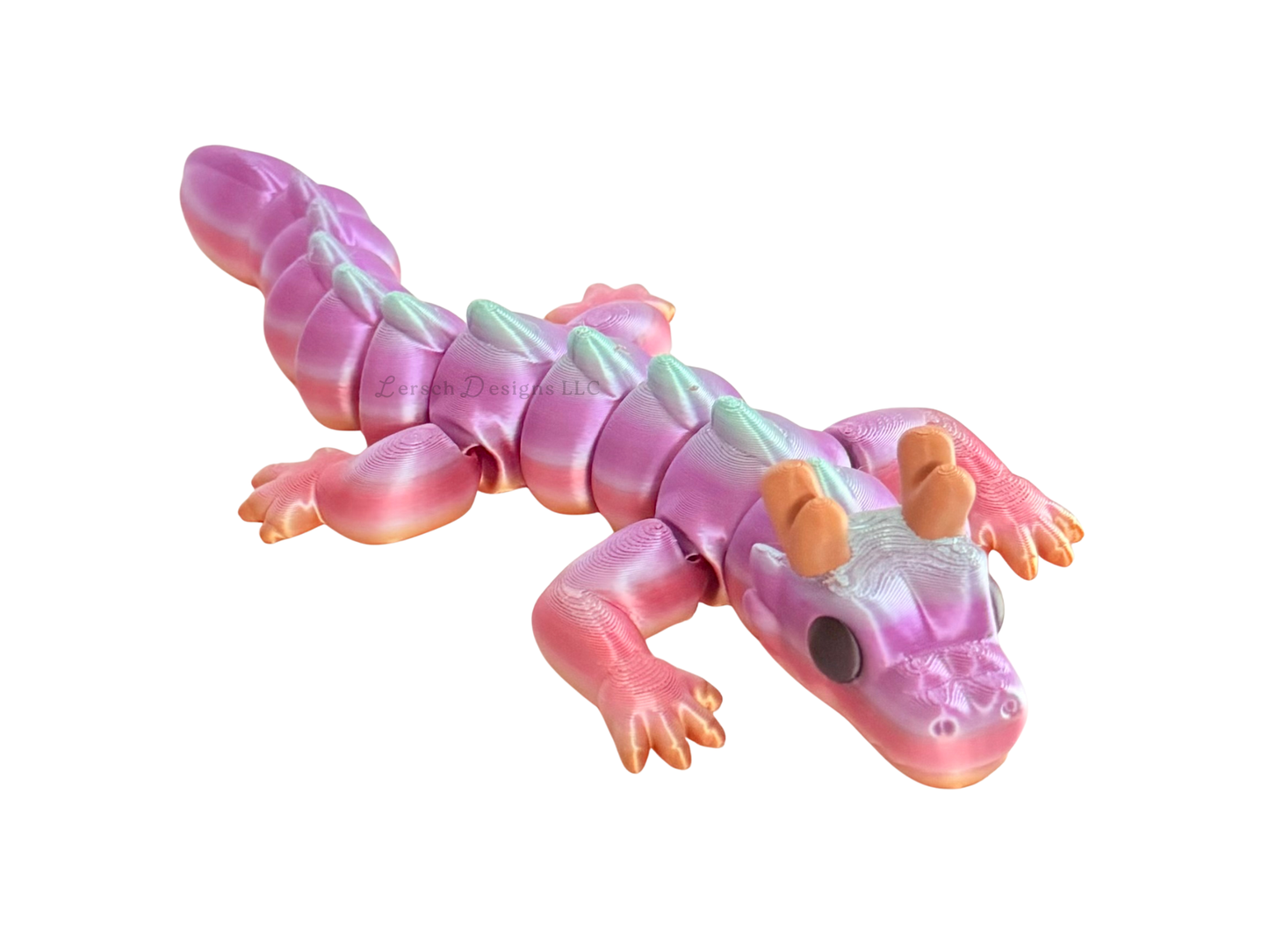 Articulating Dragon (Silk Multi Stripe) - Medium