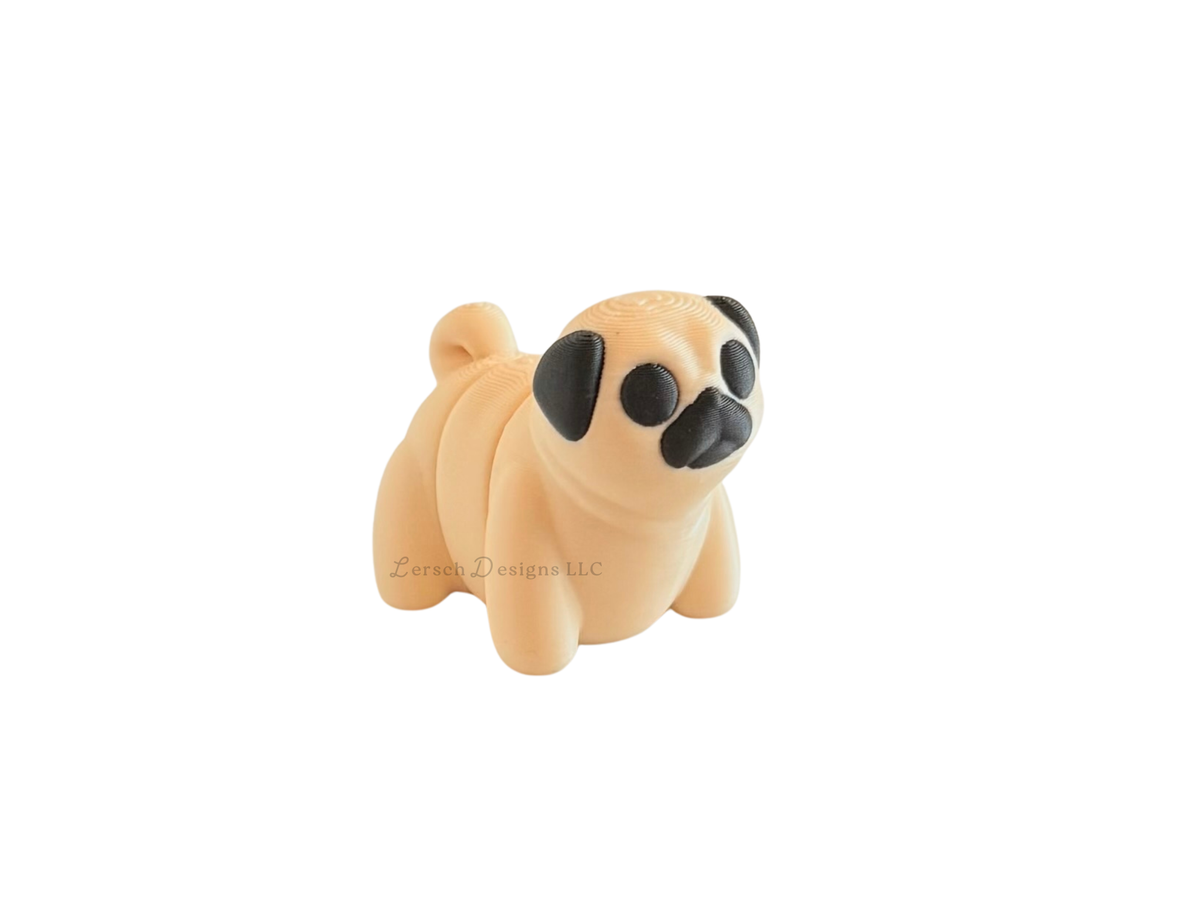 Articulating Pug - Beige (S)