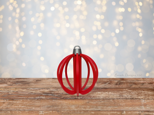 Large Hollow Christmas Ornament