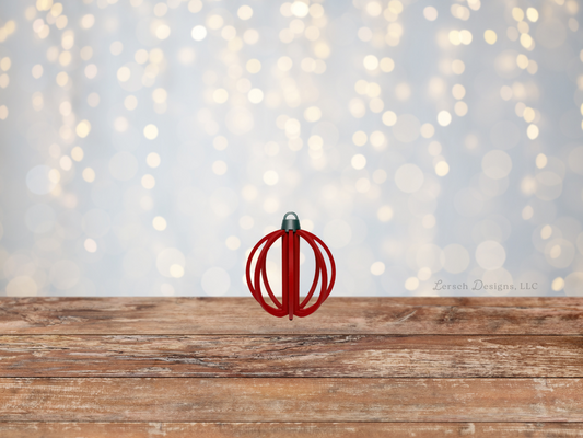 Small Hollow Christmas Ornament