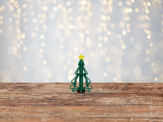 Small Hollow Christmas Tree with Star
