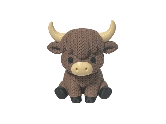 Knitted Highland Cow