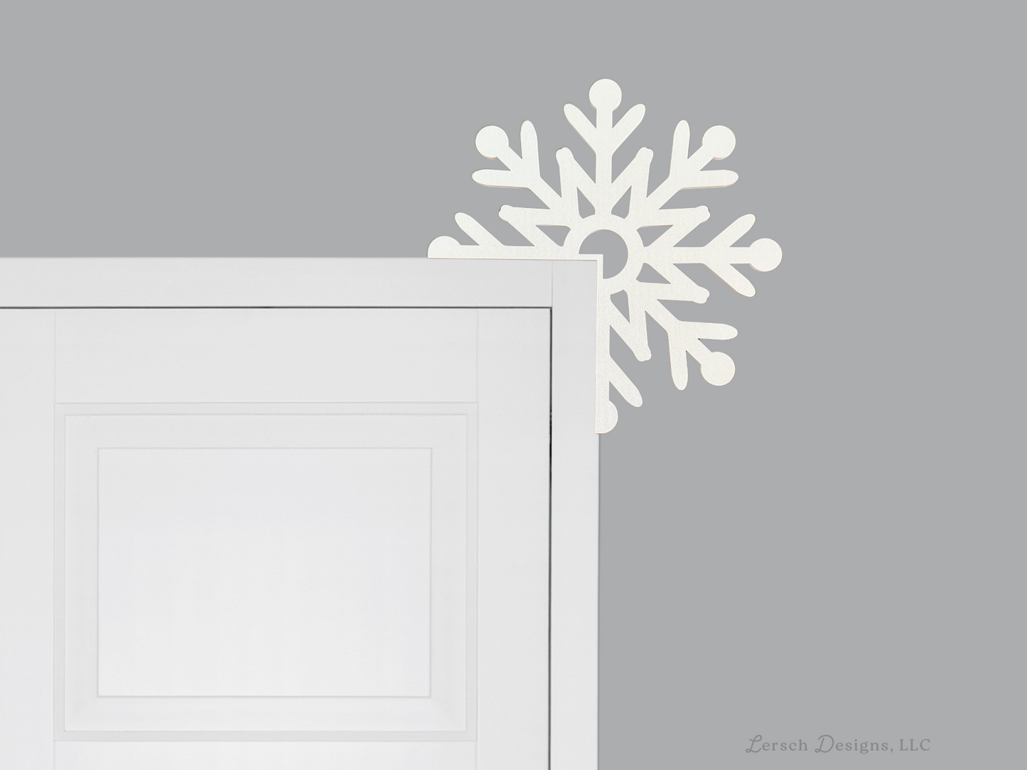 Snowflake Door Corner Decor