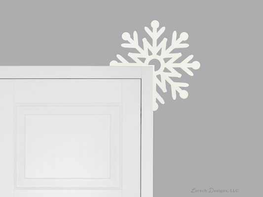 Snowflake Door Corner Decor
