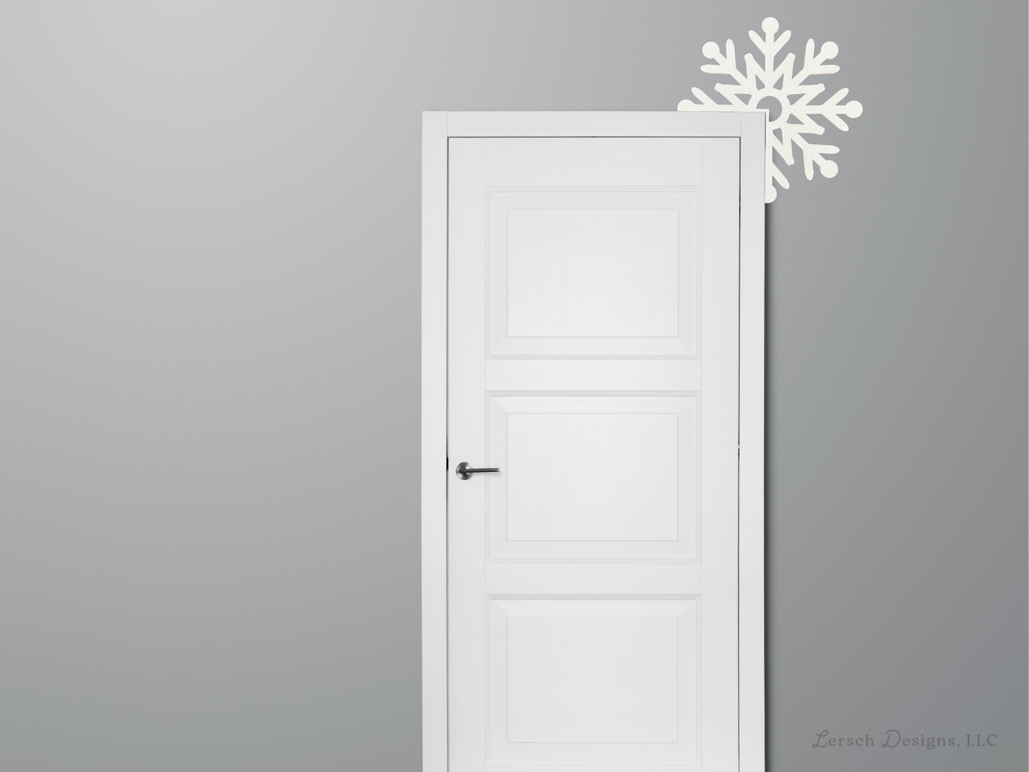 Snowflake Door Corner Decor