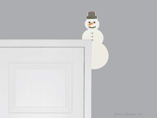 Snowman Door Corner Decor