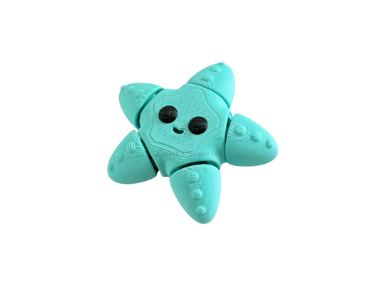 Articulating Teal Starfish